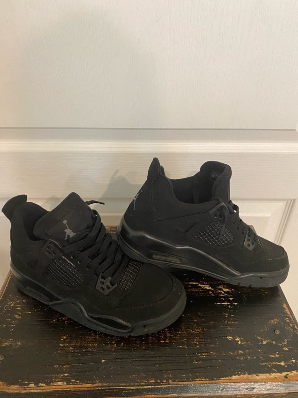 Jordan Kids Black Sneakers “ Black Cats”